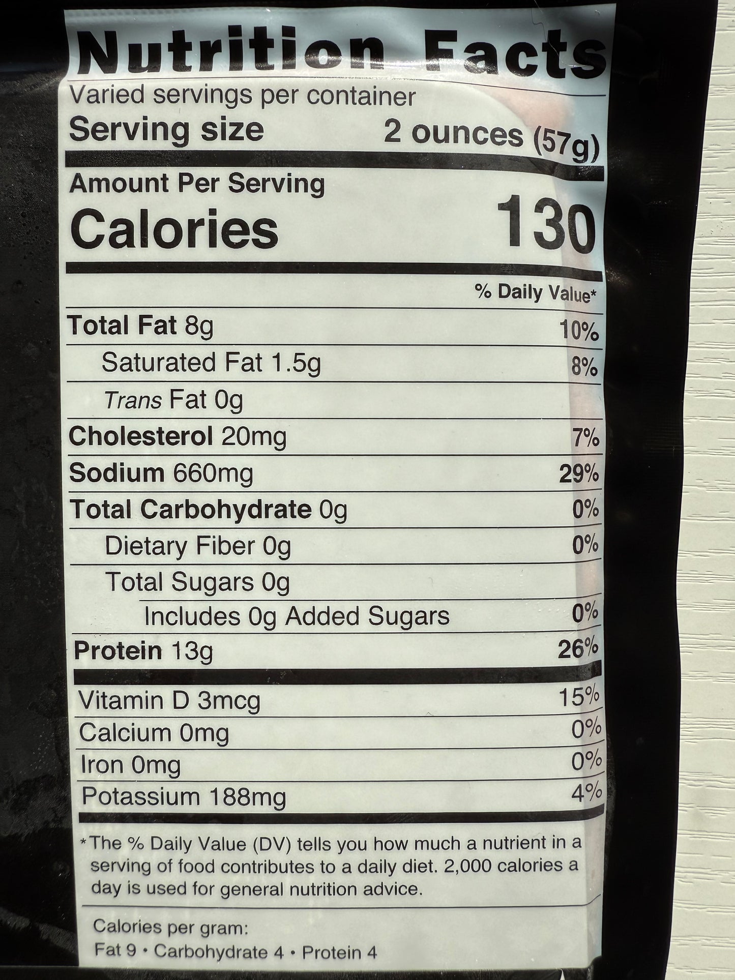 Atlantic Salmon cold smoked sliced 8 oz (225g) - Fish.Snacks.USA
