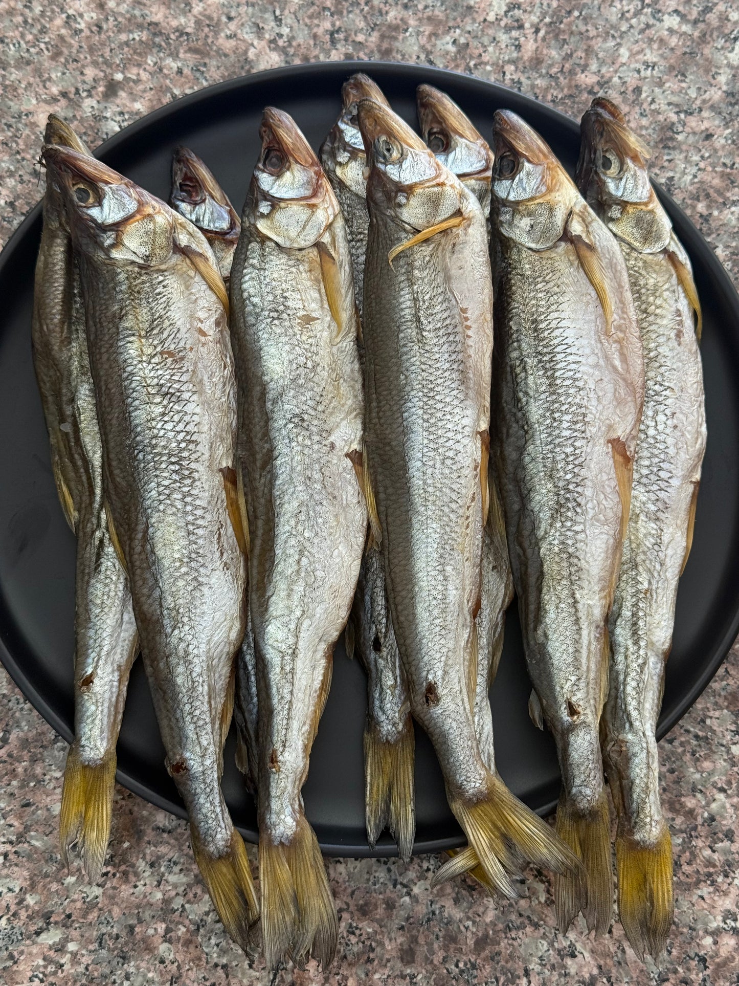 Dried Smelt with Roe (Корюшка Дальневосточная с икрой)