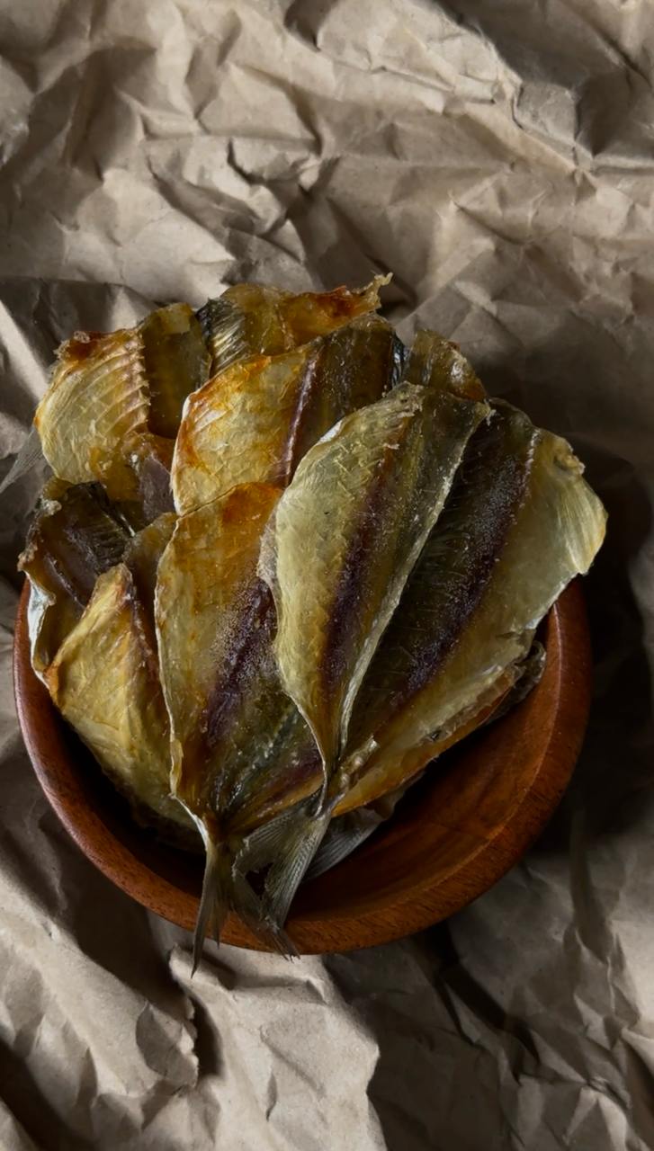 Yellow stripe, dried fish (желтый полосатик) 100g (3.5oz) - Fish.Snacks.USA