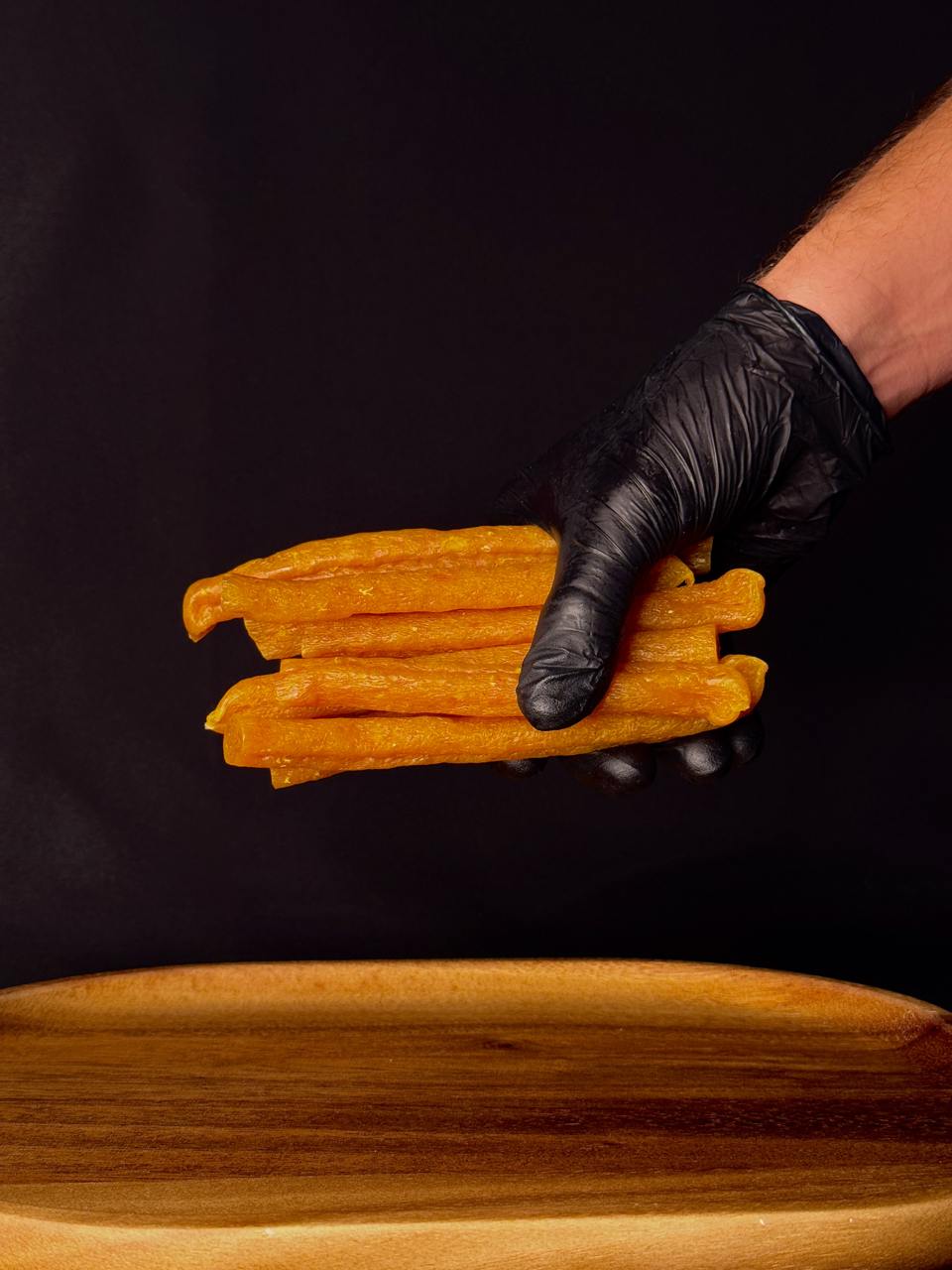 Dried Smelt Caviar sticks (Вяленая икра Корюшки) 100g (3.5oz) - Fish.Snacks.USA
