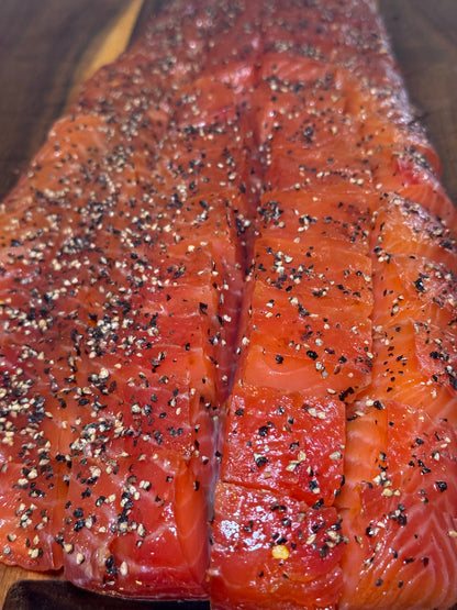Black Pepper Yukola Cold Smoked Atlantic Salmon