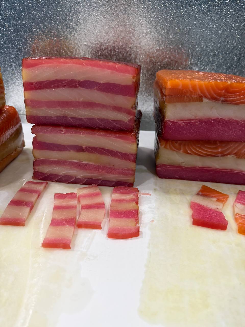 Layered Tuna & Escolar Gourmet Seafood Roll