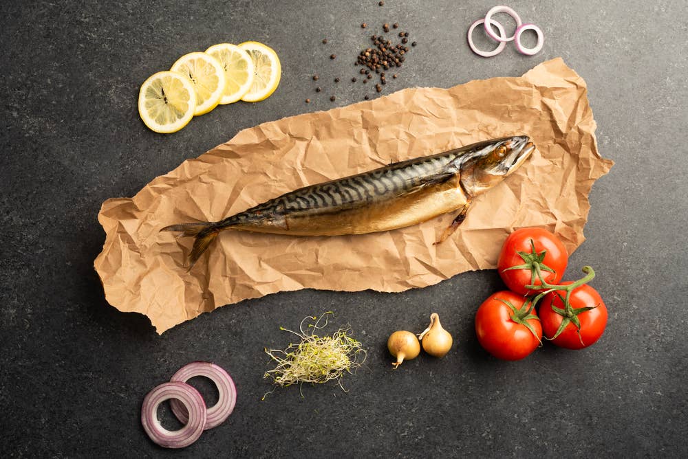 Whole Cold Smoked Mackerel 1LB - Kosher Certified