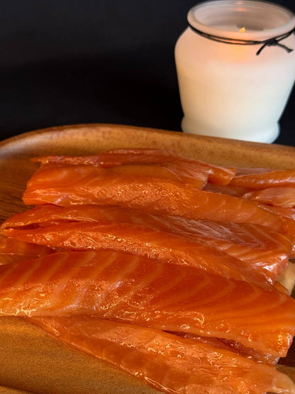 Smoked Salmon Bellies (Копченые брюшки лосося) 1lb (450g)🔥