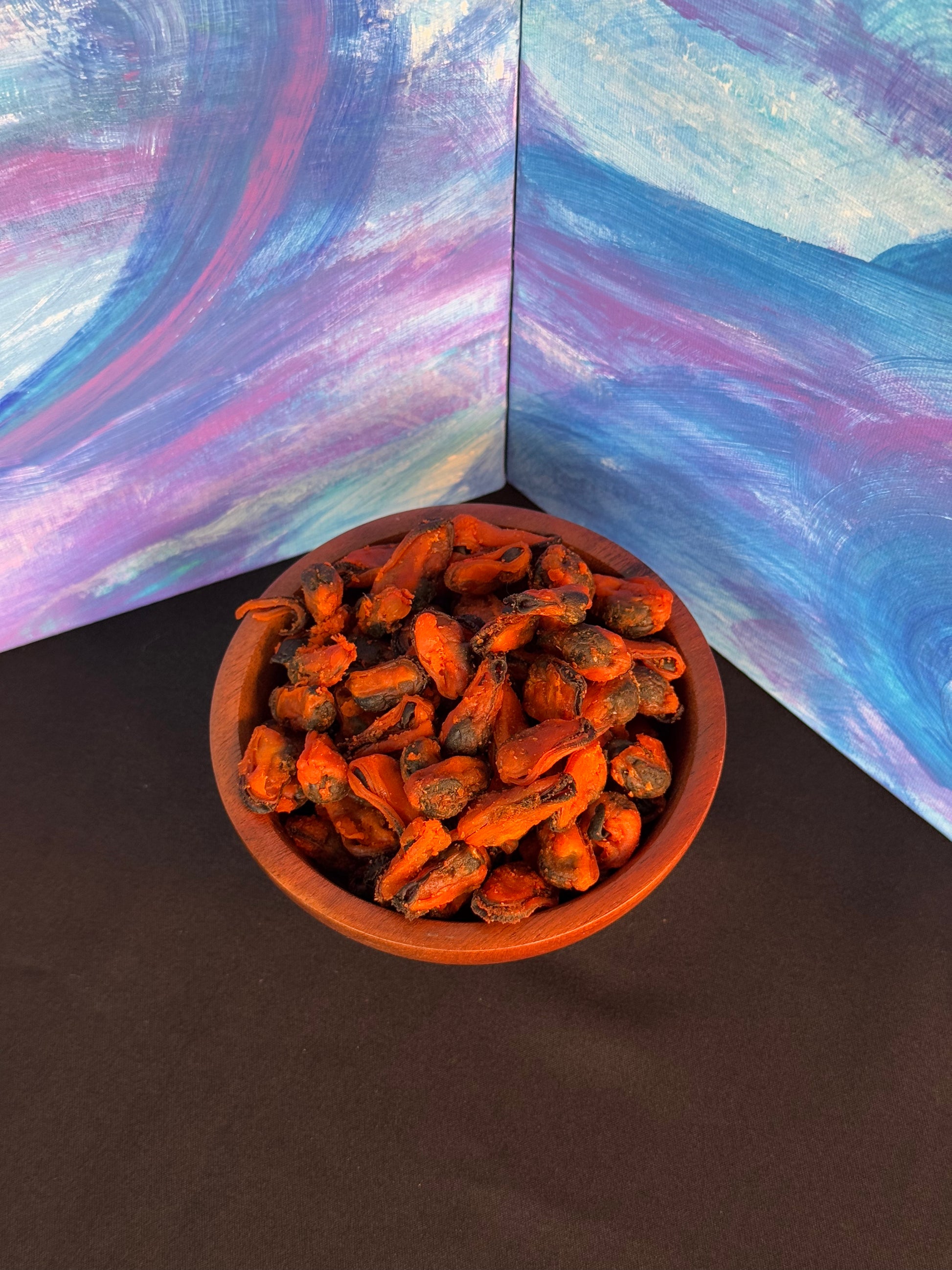 Dried Mussels (сушеные мидии) 100g (3.5oz) - Fish.Snacks.USA