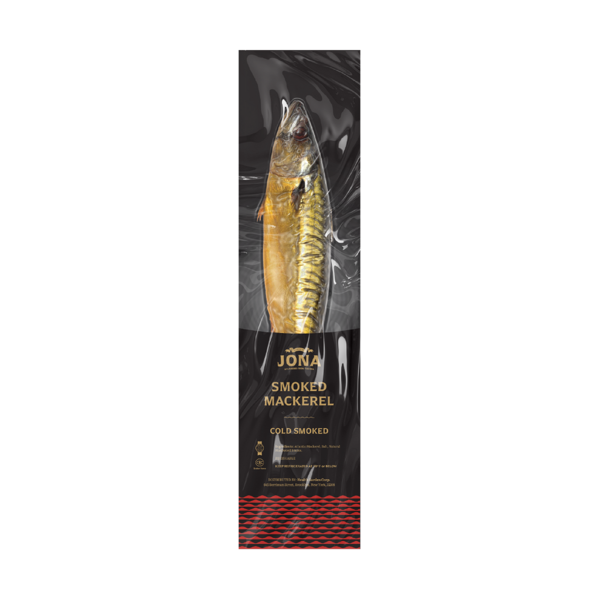 Whole Cold Smoked Mackerel 1LB - Kosher Certified