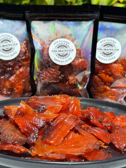 Premium Wild Sockeye Salmon Jerky 150g (5.3oz)