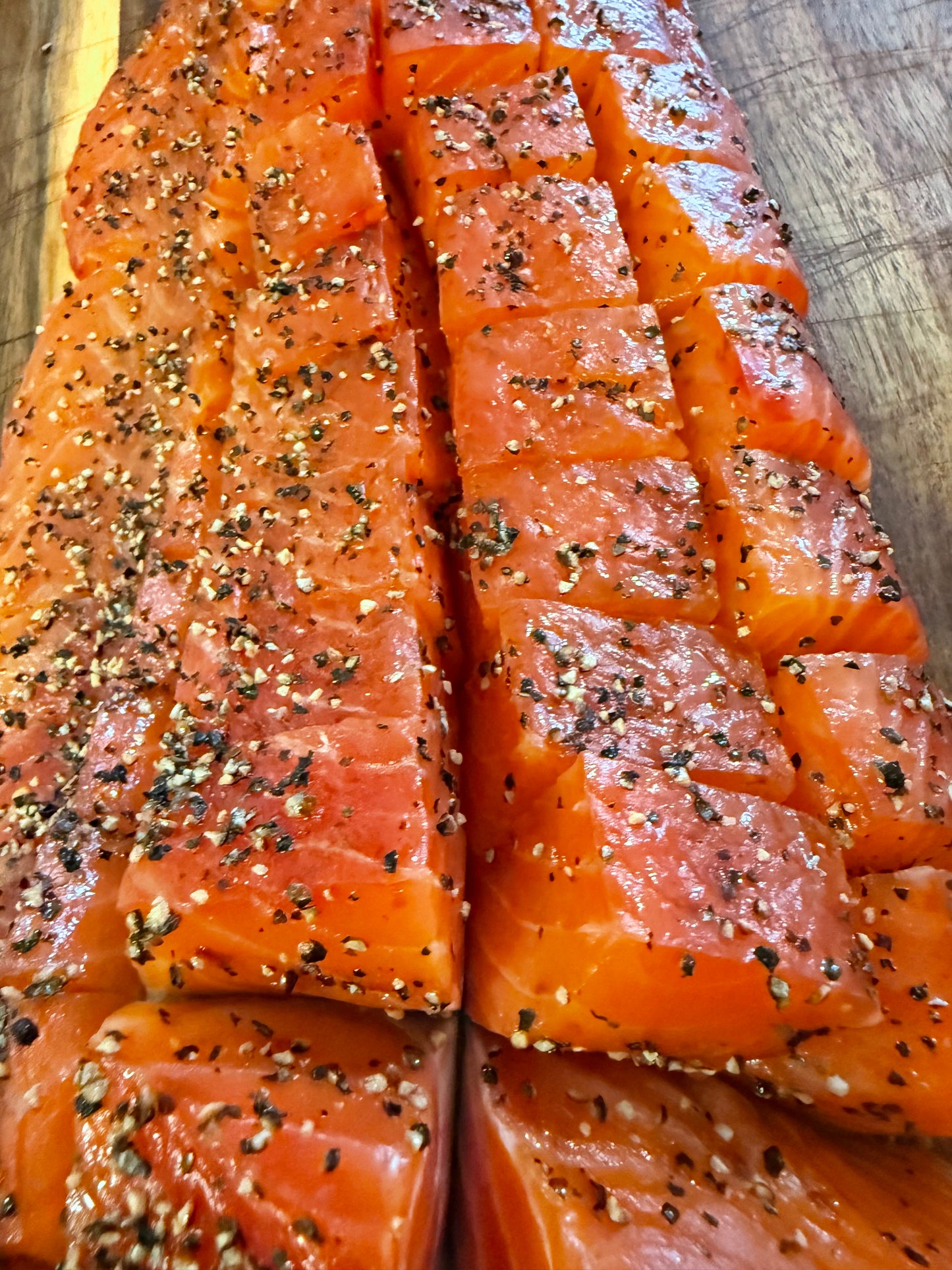 Black Pepper Yukola Cold Smoked Atlantic Salmon