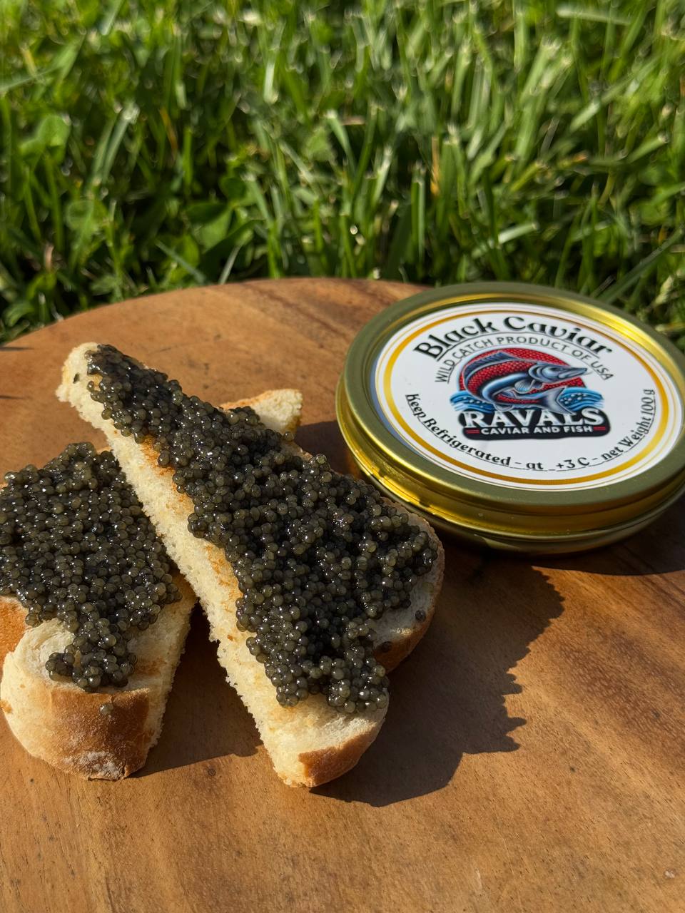 Black Caviar Wild Catch Paddlefish 100g (3.5oz)