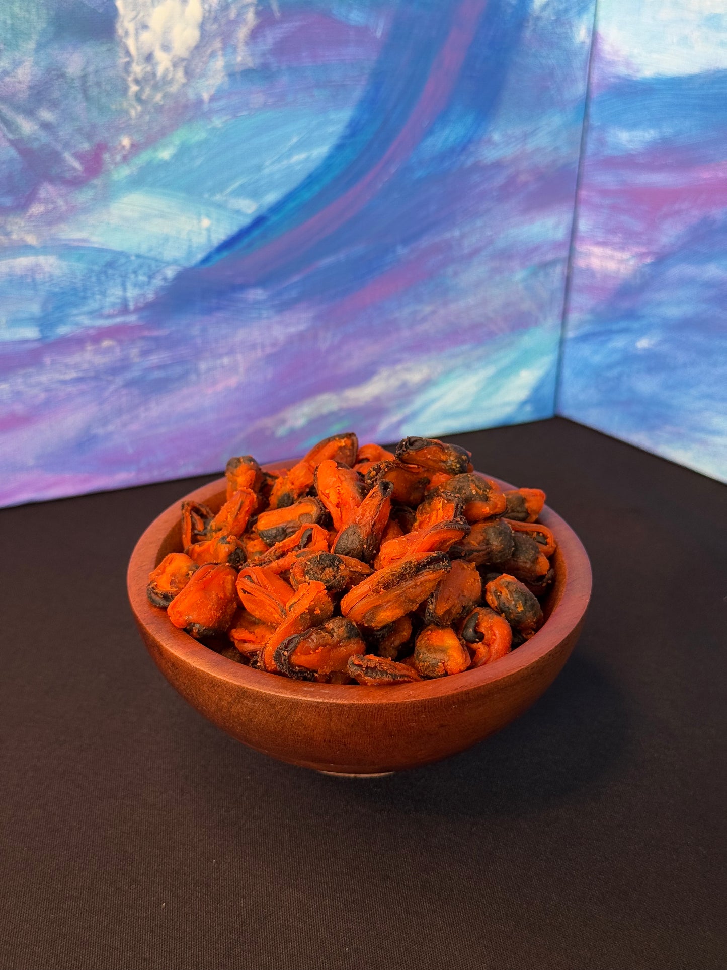 Dried Mussels (сушеные мидии) 100g (3.5oz) - Fish.Snacks.USA