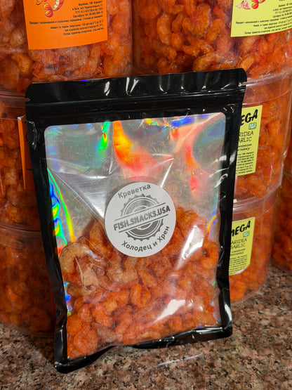 Dried Atlantic Shrimp (Вяленая Креветка) 100g (3.5oz)