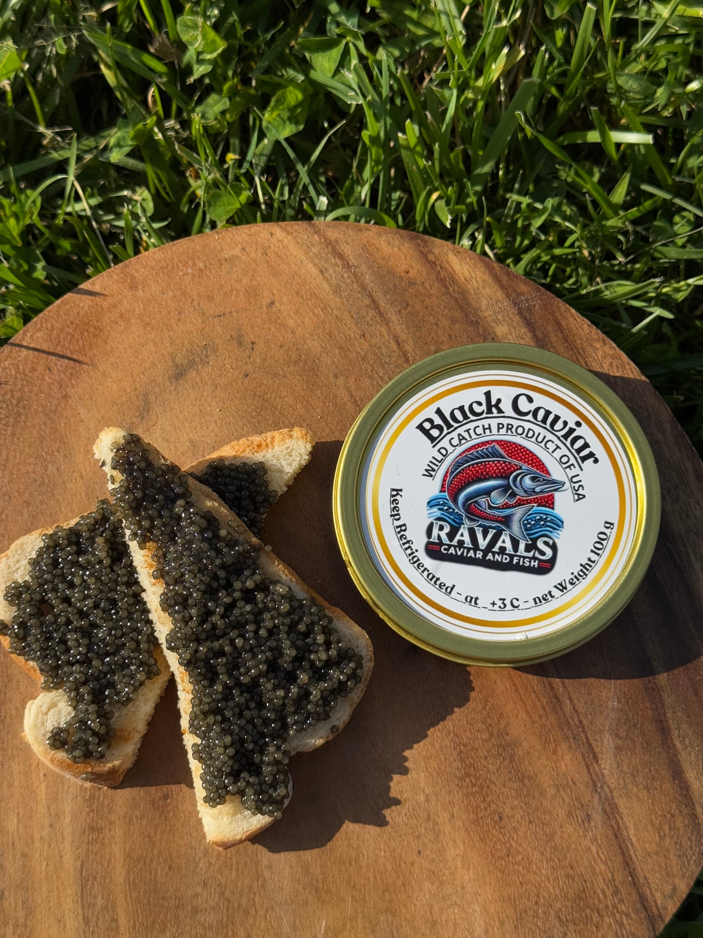 Black Caviar Wild Catch Paddlefish 100g (3.5oz)