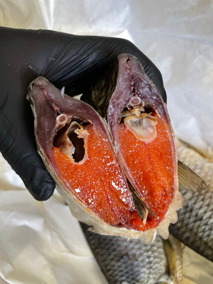 Dried Taran Mega with caviar (Вяленая Тарань с икрой 100%)