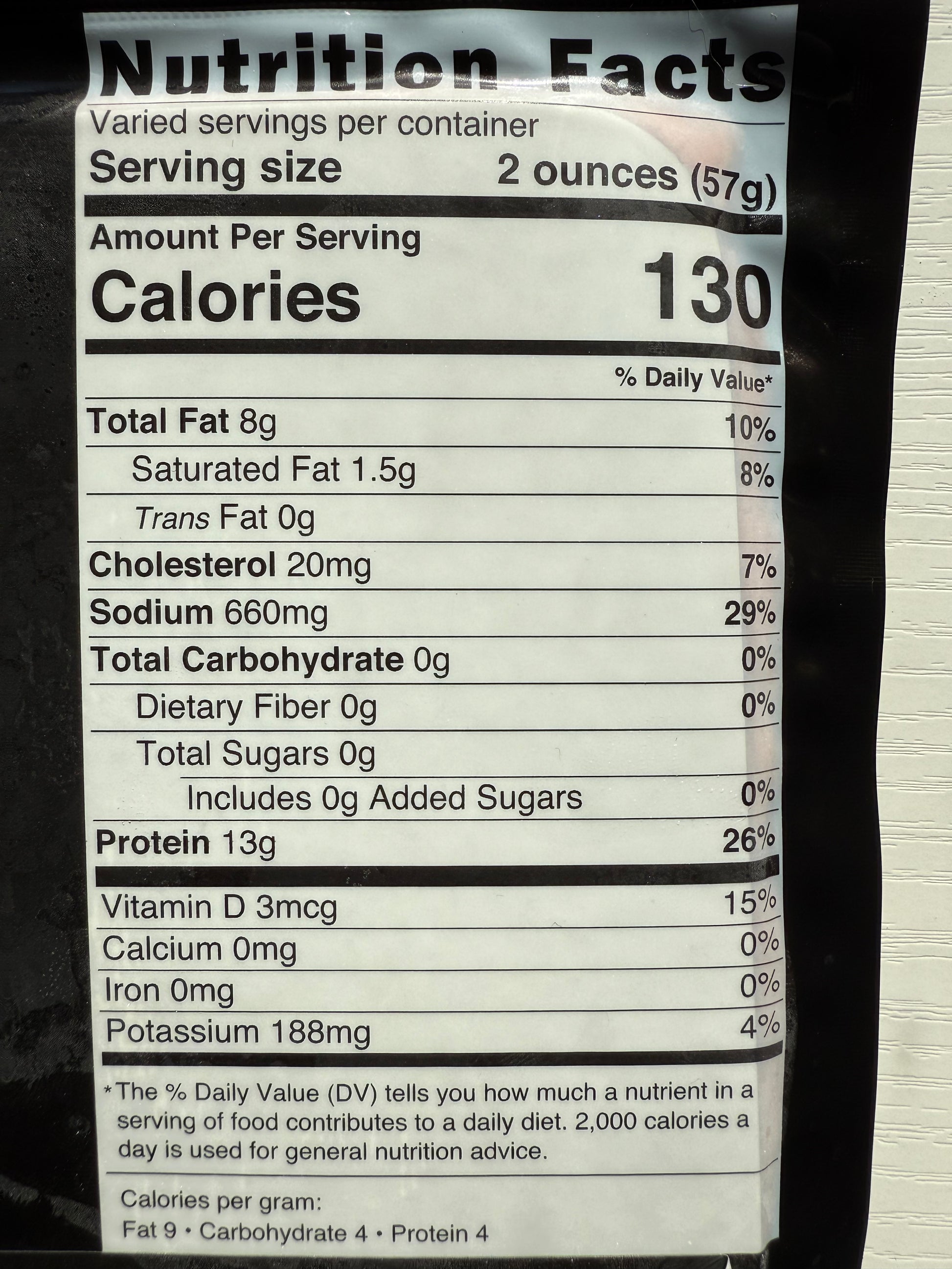 Atlantic Salmon cold smoked sliced 8 oz (225g) - Fish.Snacks.USA