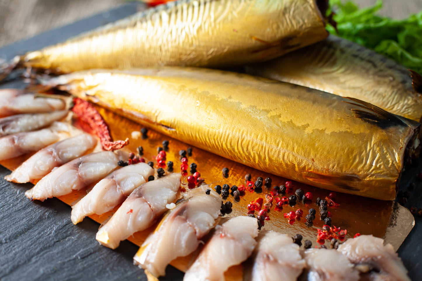 Premium Mackerel Cold Smoked 350-450g (0.77-1lb)